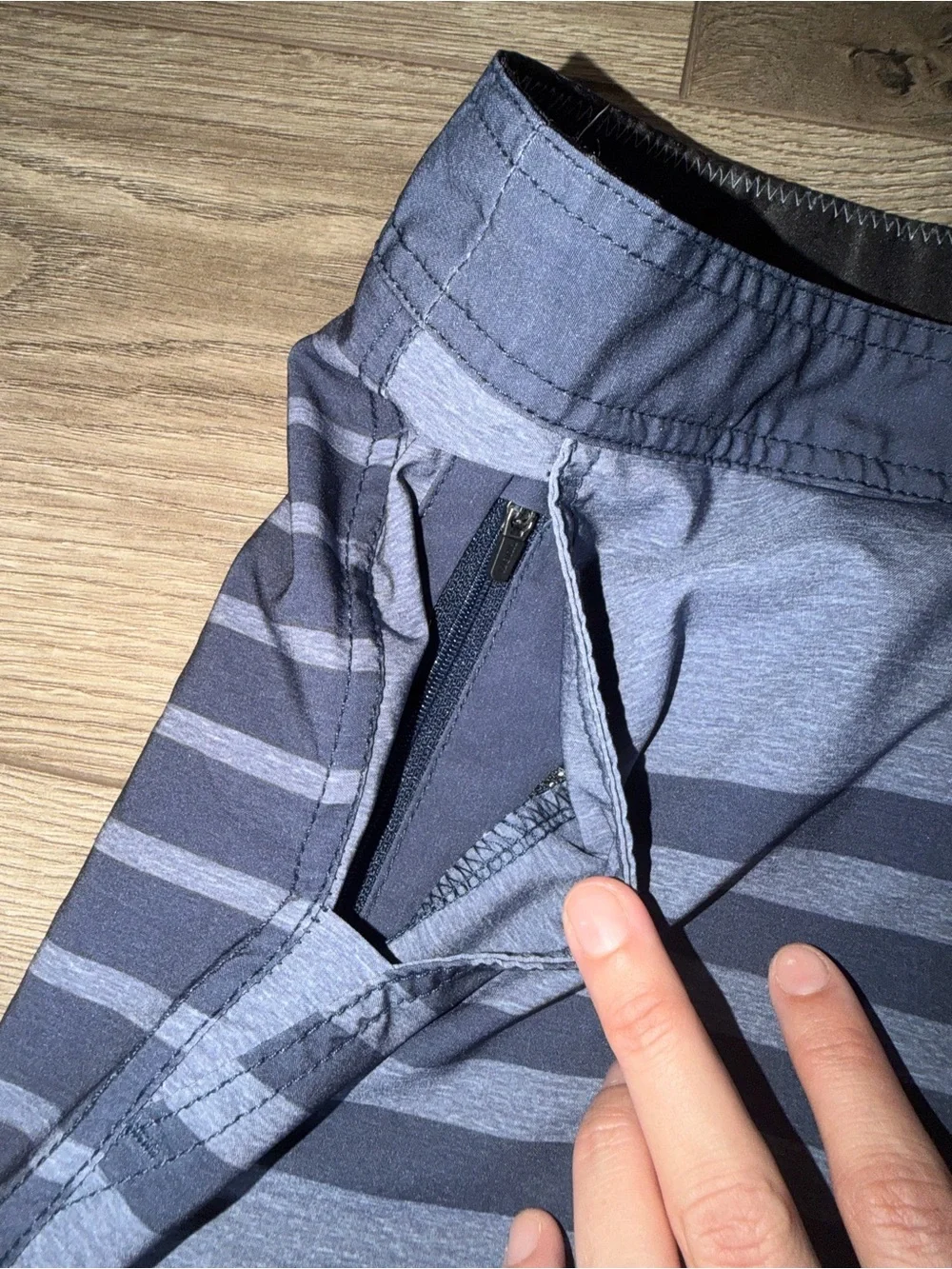 VUORI Blue Striped Men’s Swim Trunks Size 36